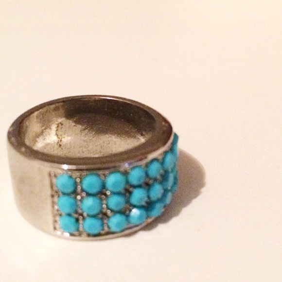 Guess Blue Stone Ring