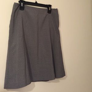 Grey office skirt