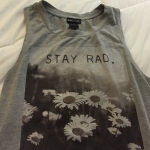 Stay rad tank top