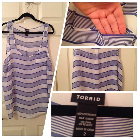 Torrid Striped Tank