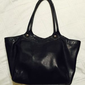 Coach Bleeker Black Leather Tote EUC