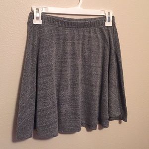 Grey circle skirt