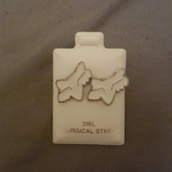 Fox racing earrings