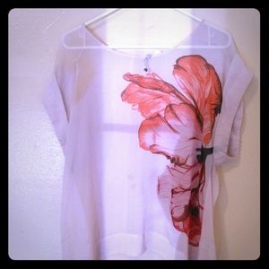 Floral Sheer Top