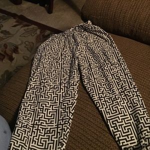 Black and white leggings