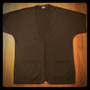 J crew short sleeve cardigan