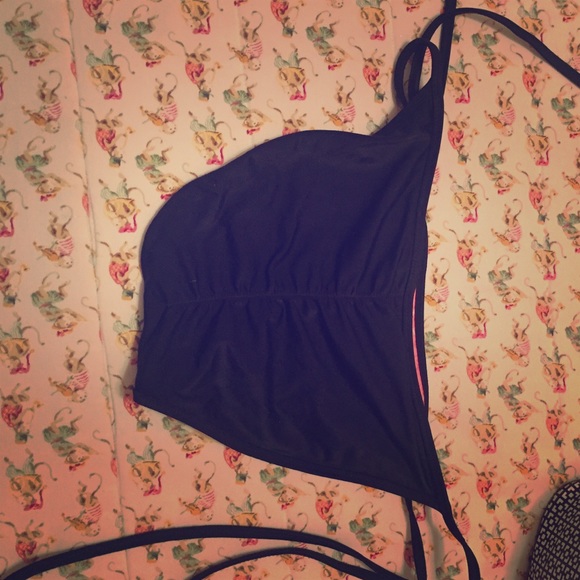 black VS PINK bikini bottoms