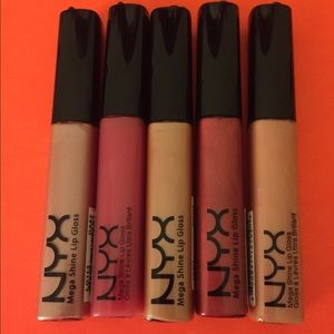 Nyx makeup cosmetics lipgloss bundle