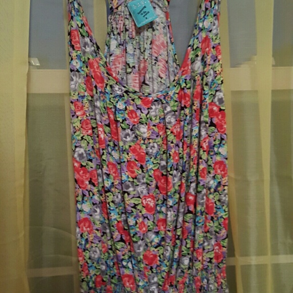 Floral summer tank