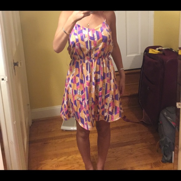 Colorful sundress, only worn once!!