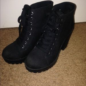 Black Platform Boots