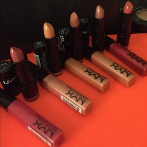 Nyx makeup cosmetics lipstick and gloss bundle