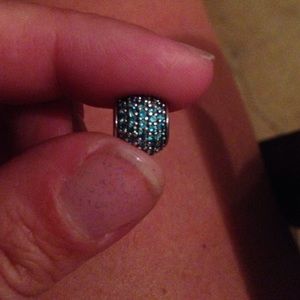 Diamond crystal pandora charm
