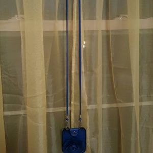 Royal blue rose purse
