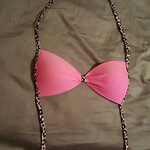 Pink push up bikini