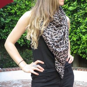 Oversized Leopard Scarf
