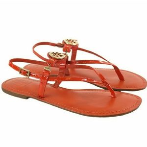 Tory Burch orange sandals