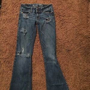 American eagle discontinued Artist jeans size 00