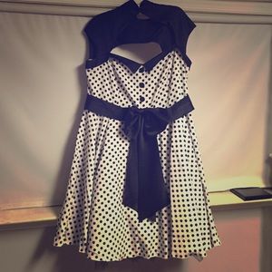 Vintage polka dot dress