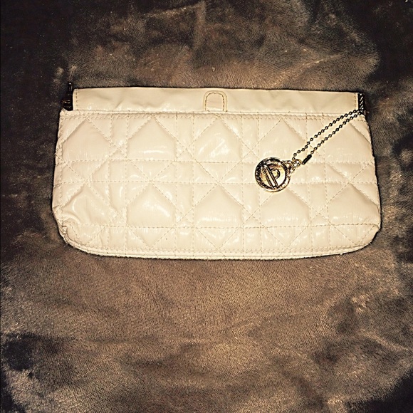 Big Buddha White quilted clutch