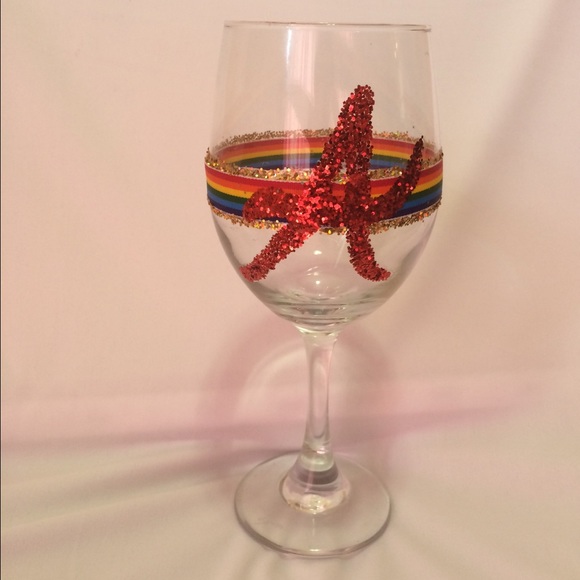 Monogrammed Pride Glass ORDER FROM BACKUP PAGE @cymoneelysse2 - Picture 1 of 1