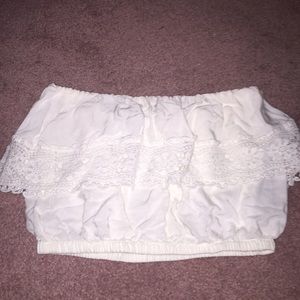 Cute Lacy Bandeau/Crop Top