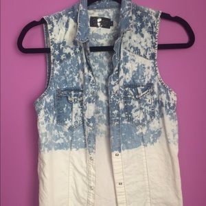 Ci Sono denim sleeveless top