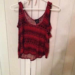 Tribal pattern tank top
