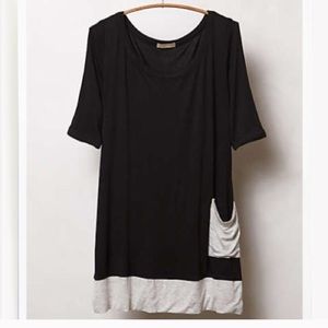 Soft buttery black top from anthropologie
