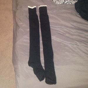 Knee High Ruffle Socks