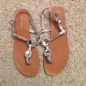 Diamond Studded Sandals