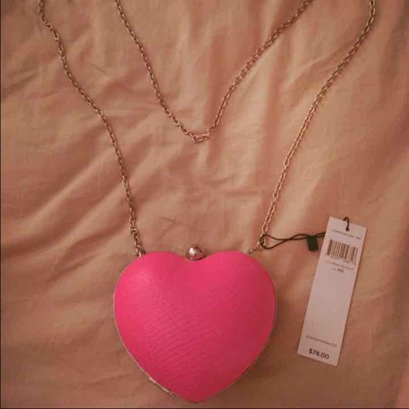 BCBGeneration Handbags - BCBGeneration heart purse clutch NWT