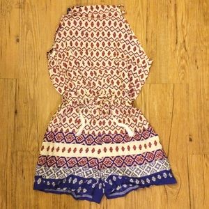 **Brand New** Printed Romper