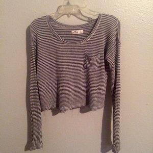 Cropped hollister sweater