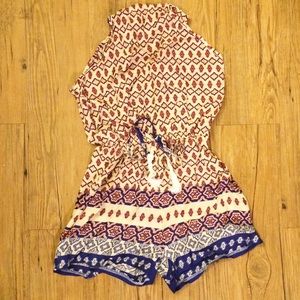 **Brand New** Printed Romper