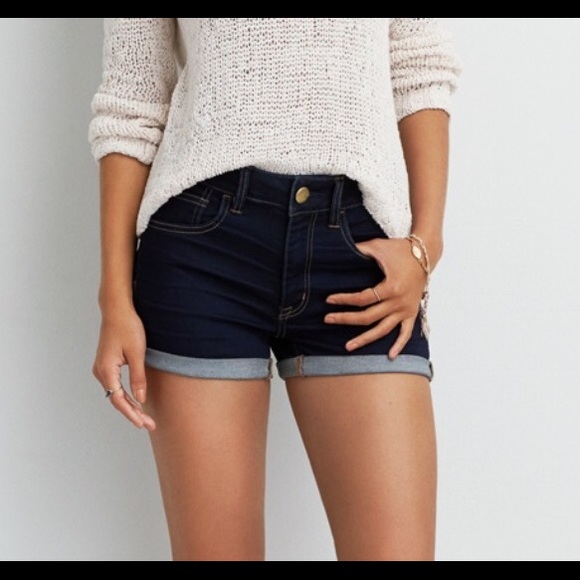 American Eagle Outfitters Denim - AE Twill High Waisted Shortie