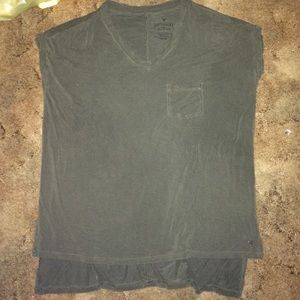 Grey V neck T-Shirt
