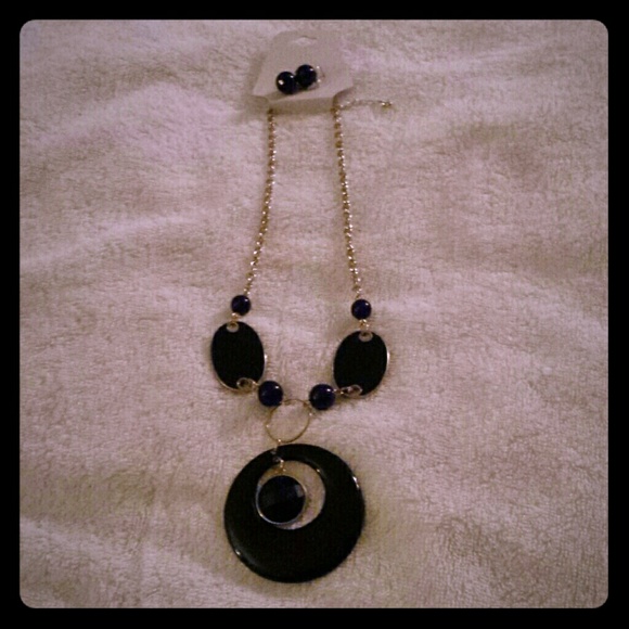 Blue Statement Necklace