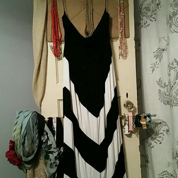 Black and white dress