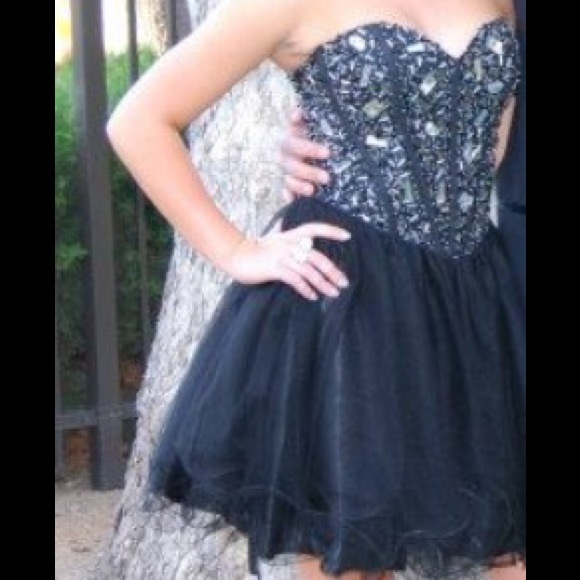 Black Prom Dress - Picture 1 of 4