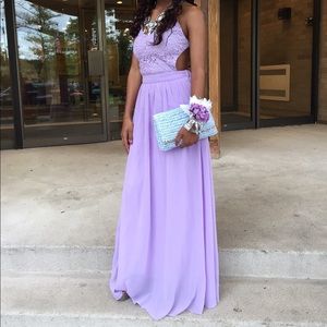 Purple pastel dress