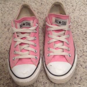 Pink all star converse
