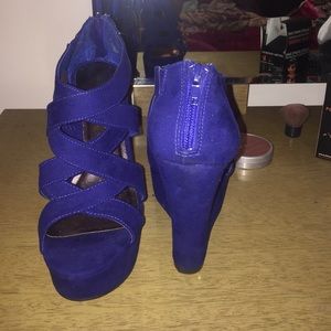 Dark blue heels