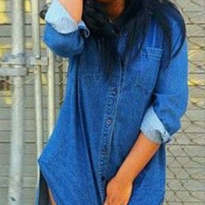DENIM blouse