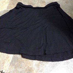 Black skater skirt