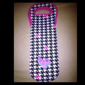 byo neoprene wine tote