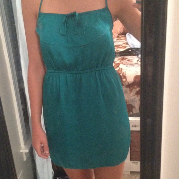 Teal dress