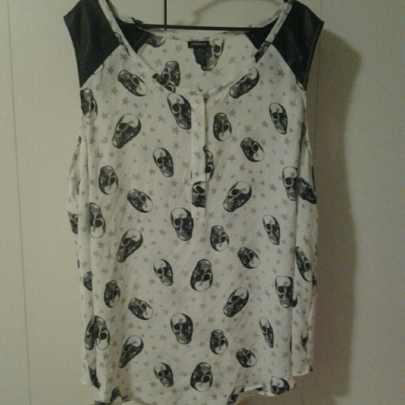 Punk Rock Skulls & Stars Top