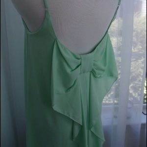 Everly Bow-Back Mint Green Dress S