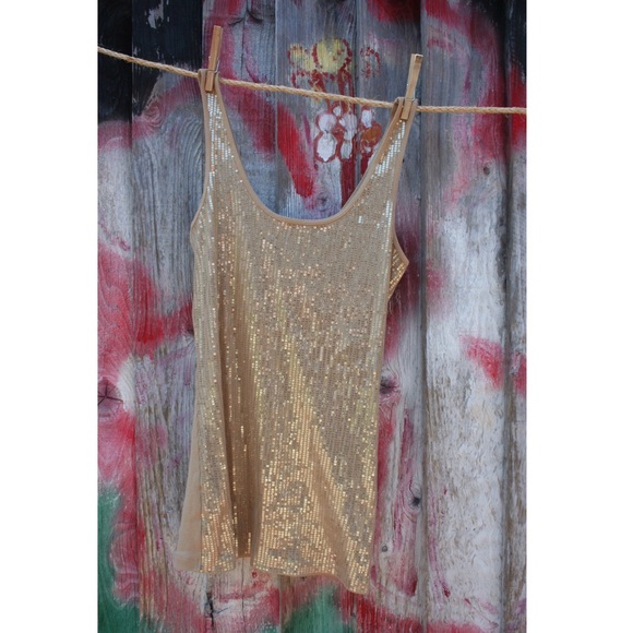 Sequined tank